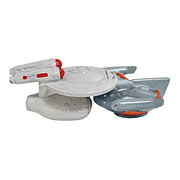 Star Trek TOS Enterprise and Romulan Bird-of-Prey Salt and Pepper Shakers